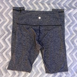 Heathered Gray Lululemon Leggings - Size 6